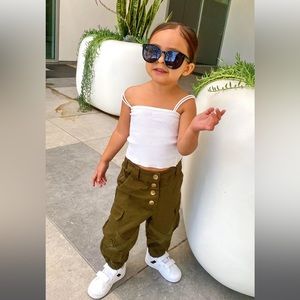 Mini Oversized Cargo Pants